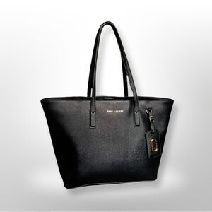 Marc Jacobs Large Black Saffiano Leather Tote